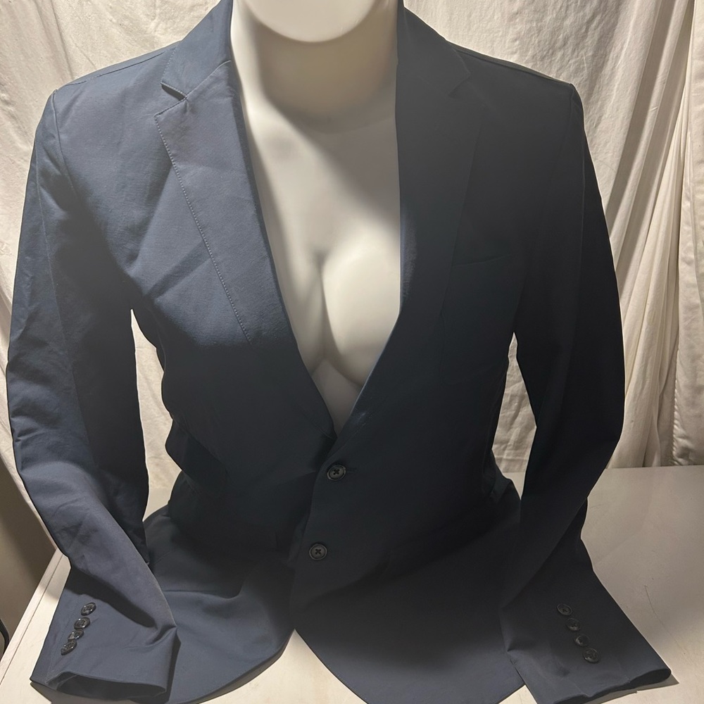 Turtleson nylon & polyester cotton blend blazer with lining , 2 buttons , M NWT